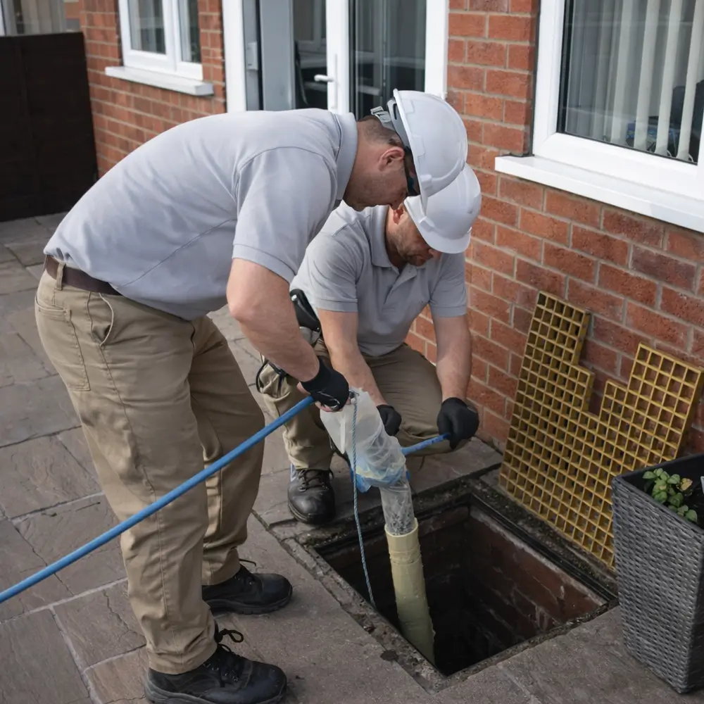 Blocked drain repair service in Bures